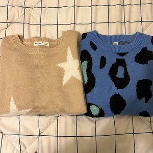 Girls sweaters size L 10-12
